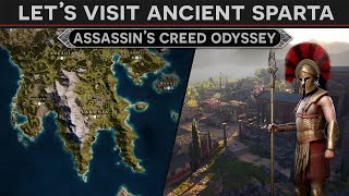 Lets Visit Ancient Sparta  History Tour in AC Odyssey Discovery Mode [upl. by Gerfen]