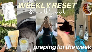 WEEKLY RESET 🎧🧹🥗 December monthly reset deep clean amp organise goal setting the collagen co review [upl. by Jacinda]