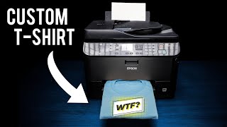 How To Print T Shirts Using A Home Printer and Transfer Paper [upl. by Kenlee837]