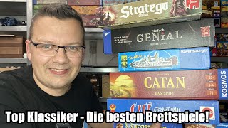 Top Klassiker  Die besten Brettspiele Gesellschaftsspiele bzw Kartenspiele [upl. by Auohs]