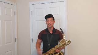 Baritone Saxophone Demonstration by Jeffrey Leung [upl. by Sarine]