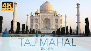 Taj Mahal India 4k Tour and Inside View HD Video [upl. by Nadeau]