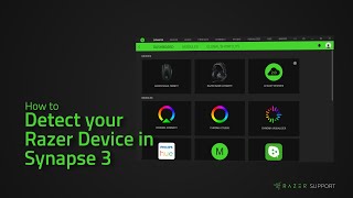 How to detect your Razer Device in Synapse 3 [upl. by Buyer]