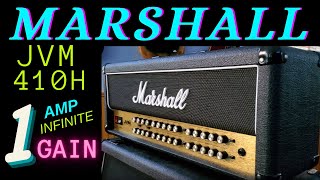 Marshall JVM 410H  1 Amp Infinite Possibilities JVM410H High GAIN Review amp DEMO [upl. by Reivaz]