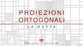 05  Proiezione Ortogonale  La Retta [upl. by Pincince]