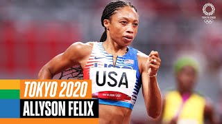 🏃‍♀️ 🇺🇸 Every Allyson Felix medal race  Athlete Highlights [upl. by Eiramlatsyrk741]