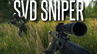 ELIMINATING PLAYERS WITH THE DRAGUNOV SNIPER  Escape From Tarkov SVDS Gameplay [upl. by Colson]