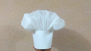 DIY Cómo hacer un gorro de chef para niños [upl. by Atsahc]