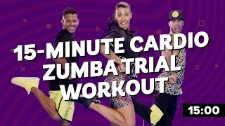 15Minute Cardio Zumba Trial Workout [upl. by Oballa978]