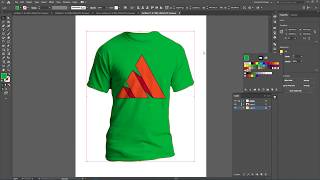 Tshirt Mockup Tutorial with Adobe Illustrator [upl. by Lody]