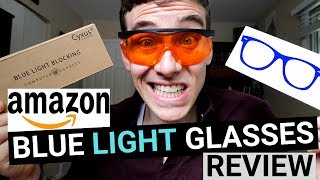 Best Blue Light Glasses Found on Amazon  Blue Light Glasses Review [upl. by Nywde402]