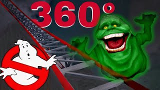 360° GHOSTBUSTERS VR mini Rollercoaster POV immersive ride [upl. by Nayab3]