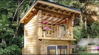 DIY How to Build a Tiki Bar  RealCedarcom [upl. by Artimid846]