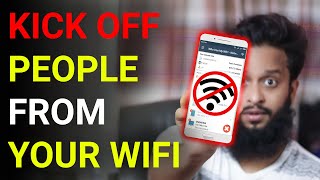 How To KICK People Off Your WIFI on Android Phone Detect Intruder amp Block From Your WiFi Network [upl. by Musser]