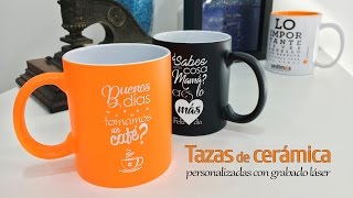 Grabado Laser Tazas Sedimás [upl. by Suitangi]