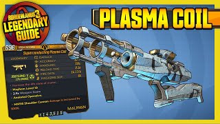 Borderlands 3  PLASMA COIL  ARMS RACE  Legendary Item Guide [upl. by Atsyrc213]