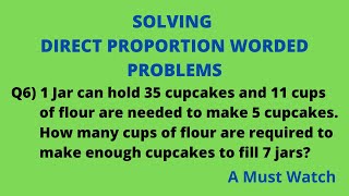 Direct Proportion Worded Problems [upl. by Jessica]