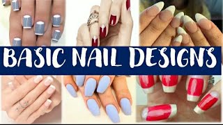 BASIC NAIL DESIGNS [upl. by Initsed370]