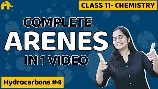 Hydrocarbons Chemistry Class 11 Arenes  CBSE NEET JEE [upl. by Tobit]