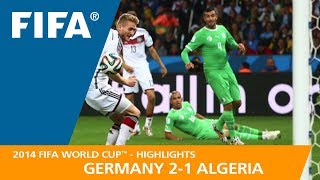 Germany v Algeria  2014 FIFA World Cup  Match Highlights [upl. by Gavette915]