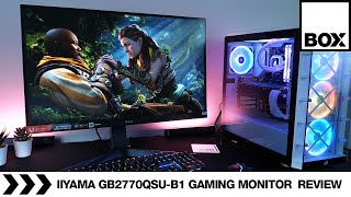 iiyama GB2770QSUB1 27quot Gaming Monitor Review  GMaster Red Eagle 165Hz [upl. by Onateyac]