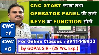 CNC PROGRAMMING  C1C6 HOW TO START CNC MACHINE BY GOPAL SIR  CNC TRAINING  KRISHNA AUTOMATION [upl. by Daye]