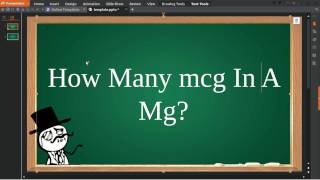 How Many mcg In A mg [upl. by Faxan]