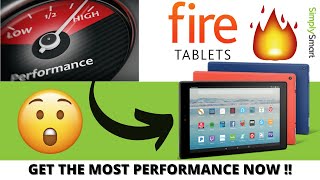 Maximize and Optimize your Amazon Fire Tablet Performance Fast 2021 [upl. by Ettolrahs643]