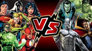 Justice League VS The Defenders  BATTLE ARENA  Marvel VS DC [upl. by Skiba527]