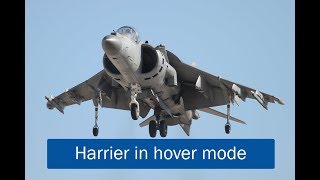 Harrier Jump Jet in hover mode [upl. by Nuahsal437]