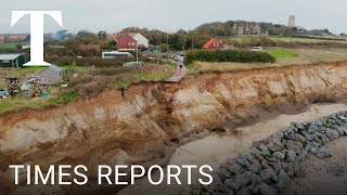 Britains collapsing coastline  Times Reports [upl. by Bellew]