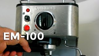 Cuisinart Espresso Machine Review  EM100 [upl. by Liauqram461]