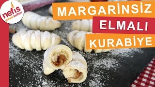 Margarinsiz Yumuşacık Elmalı Kurabiye Tarifi  Kurabiye Tarifleri  Nefis Yemek Tarifleri [upl. by Nivle]