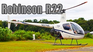 Robinson R22 Helicopter review flight and how to fly [upl. by Tiat701]