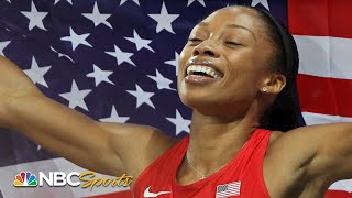 Allyson Felix wins long awaited 200m gold in London  Olympic Games Week  NBC Sports [upl. by Atarman652]