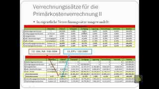 Kostenstellenrechnung mit BAB [upl. by Ziguard750]