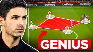 Destroy ANY Midfield  Arteta Created A BEAST Tactic [upl. by Sharpe]