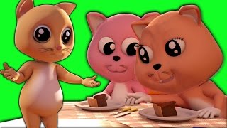 trois petits chatons  enfants chanson  bébé rime Three Little Kittens  Nursery Rhyme  Kids Song [upl. by Lewis972]