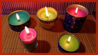 🕯COMO RECICLAR RESTOS DE VELAS 🕯 VELAS CASERAS [upl. by Roxanna891]