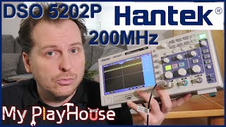 My New Hantek DSO5202P 200 MHz 2 Ch Oscilloscope  910 [upl. by Mayne]