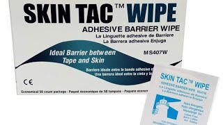 Skin Tac Wipes Review  Better Than Medical Tape  Lindsay Anne [upl. by Patnode]