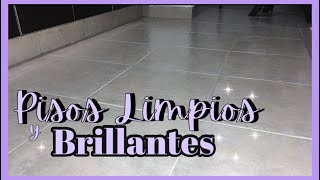 COMO LIMPIAR PISOS DE CERÁMICA  RAPIDO Y FACIL  PISOS BRILLANTES [upl. by Henryson451]