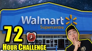 72 HOUR OVERNIGHT CHALLENGE IN WALMART [upl. by Arej]