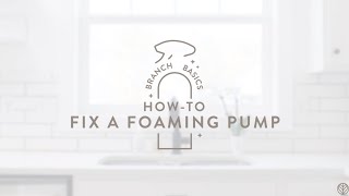 How To Fix Your Foaming Pump [upl. by Llenyl]