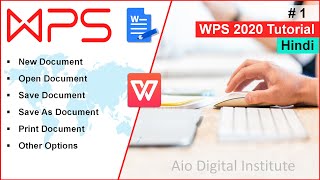 WPS Office  WPS office tutorial [upl. by Erodaeht]