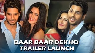 UNCUT  Baar Baar Dekho Trailer Launch  Katrina Kaif Sidharth Malhotra [upl. by Torry667]