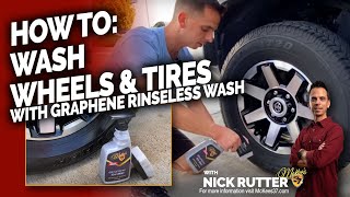 How To Wash Wheels amp Tires Using Graphene Rinseless Wash [upl. by Horatia]