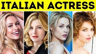 Top 10 Most Beautiful Italian Actresses 2021  INFINITE FACTS [upl. by Ymaral]