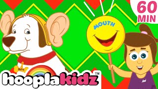 Head Shoulders Knees And Toes  More Classic Rhymes  HooplaKidz Official Kids Songs Series  Ep11 [upl. by Nylirehs]