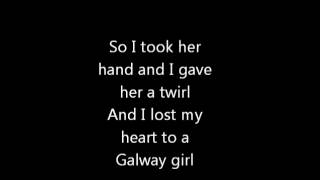 Steve Earle  The Galway Girl LYRICS VIDEO [upl. by Naruq]